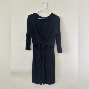 Sweet Claire Black Cutout Bodycon Dress